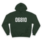 06810 Danbury CT Zip Code Champion Hoodie Sweatshirt