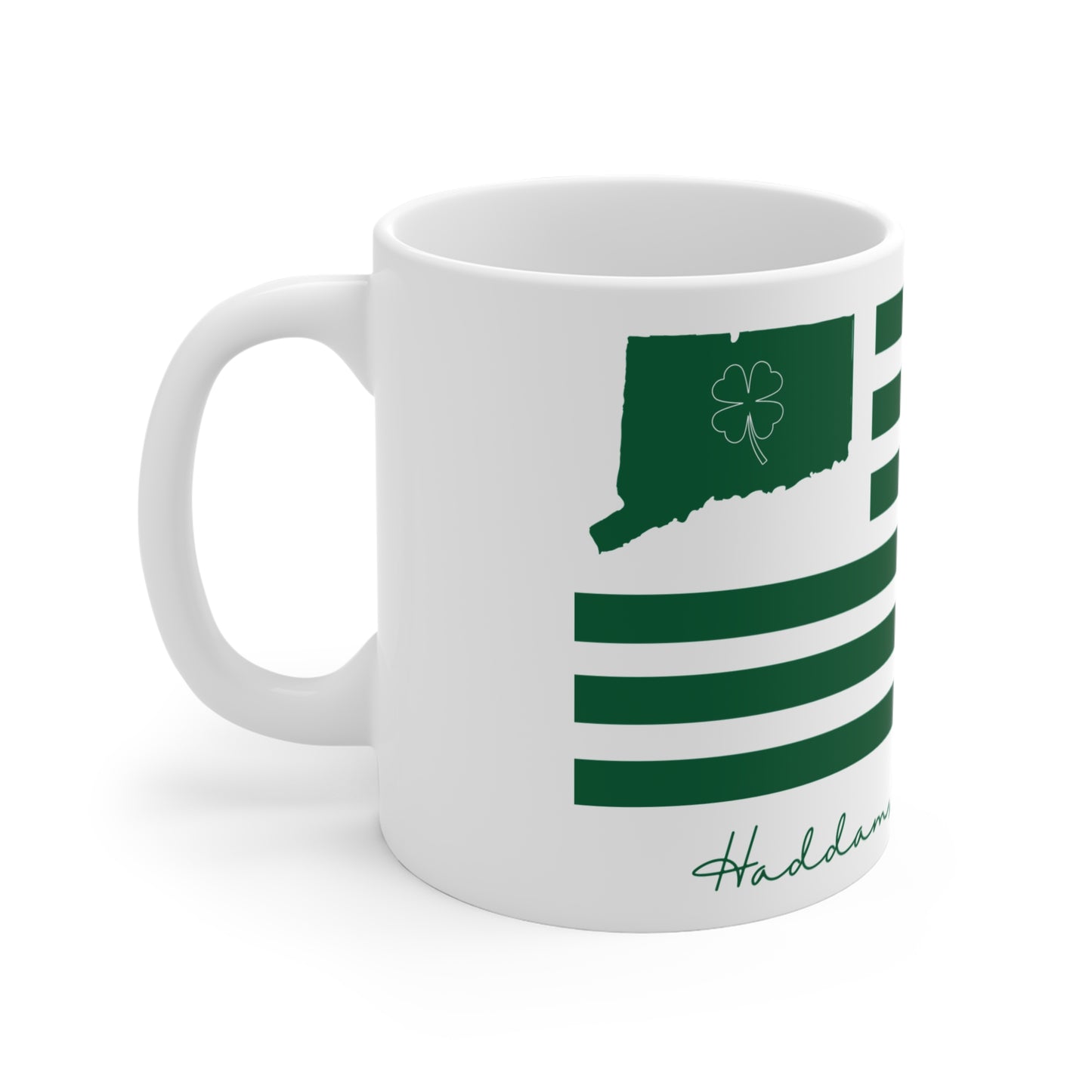Haddam Connecticut St. Patrick’s Day Flag Mug 11oz