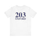 203 Oxford Unisex Jersey Short Sleeve T-Shirt