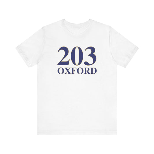 203 Oxford Unisex Jersey Short Sleeve T-Shirt