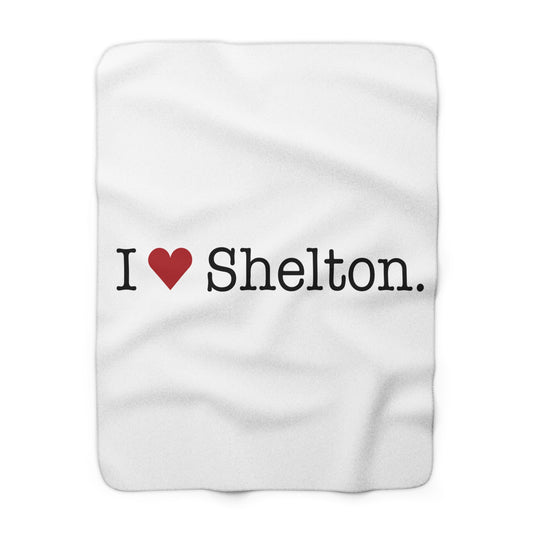I Heart Shelton. Sherpa Fleece Blanket