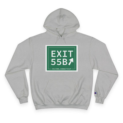 Vintage Exit 55B WCP Sign Champion Hoodie