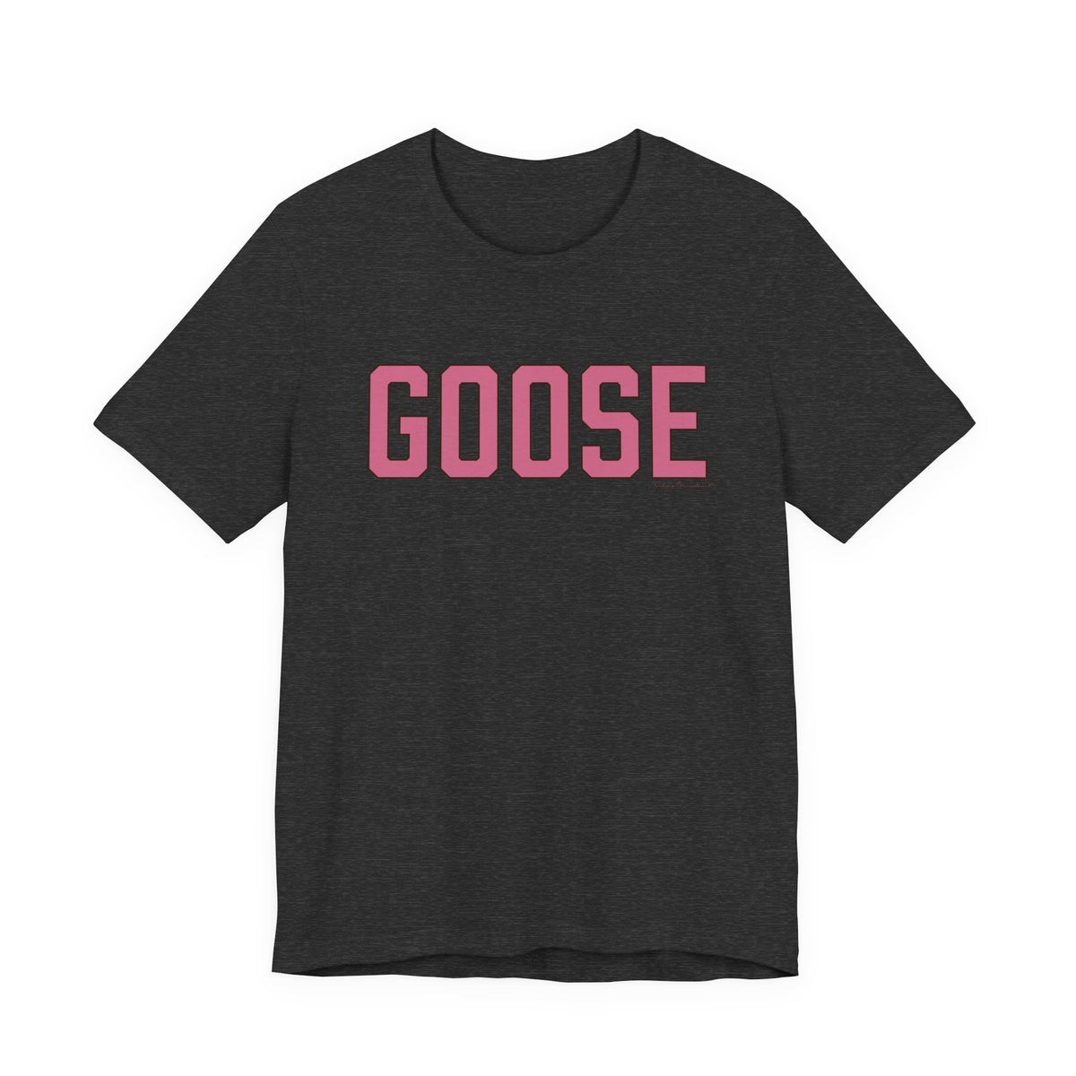 Goose Zip Code Pink & Black Unisex Jersey Short Sleeve T-Shirt