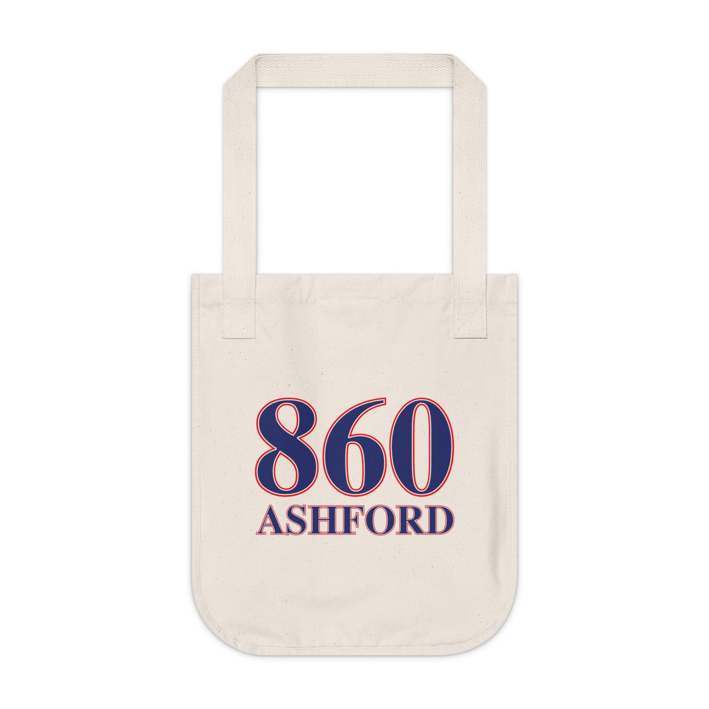 860 Ashford Red, White & Blue Organic Canvas Tote Bag
