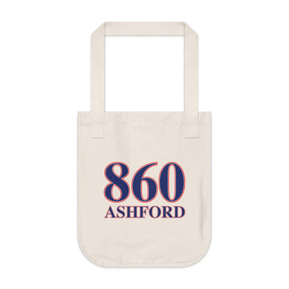 860 Ashford Red, White & Blue Organic Canvas Tote Bag