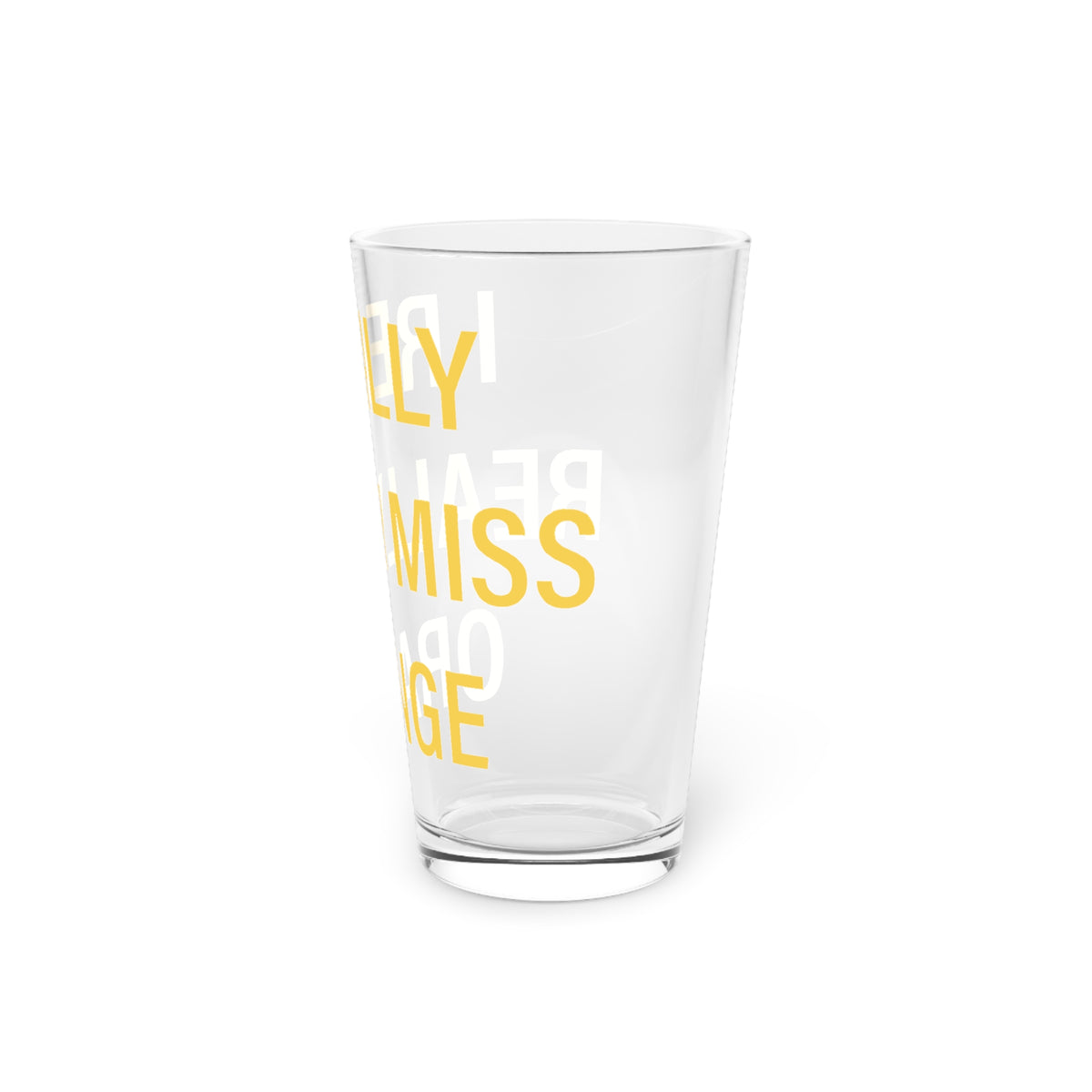 I Really Really Miss Orange Pint Glass, 16oz