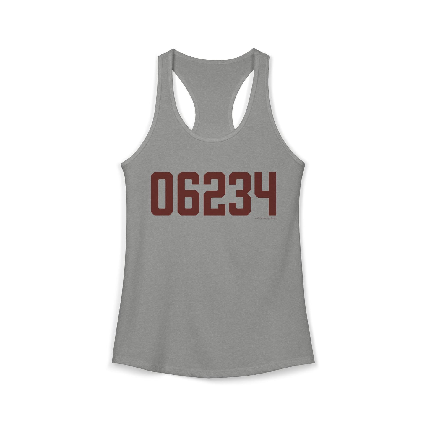 06234 Brooklyn Connecticut Zip Code Women's Ideal Racerback Tank Top