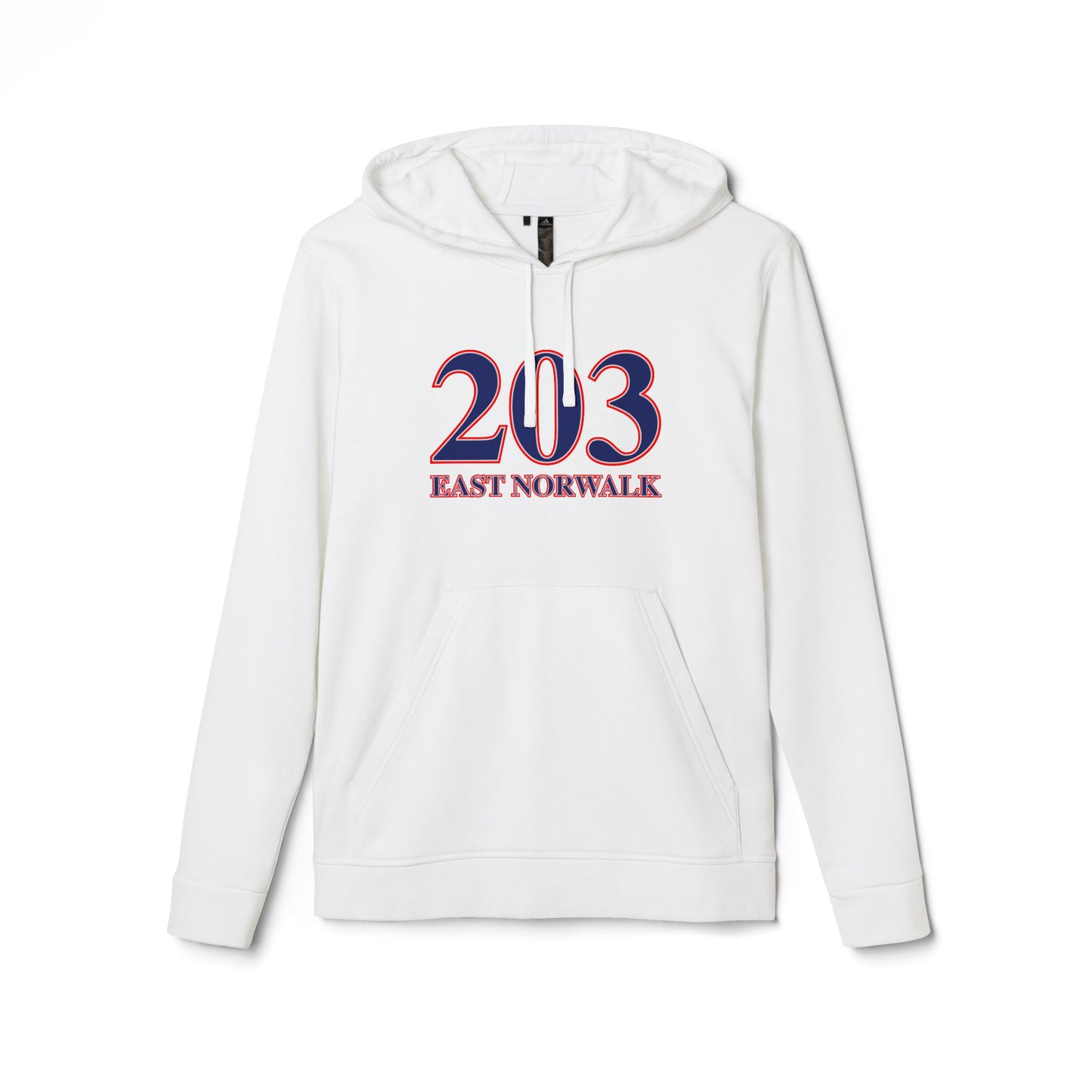 203 East Norwalk Red, White & Blue adidas Unisex Fleece Hoodie
