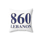 860 Lebanon Spun Polyester Square Pillow