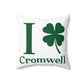I Clover Cromwell Spun Polyester Square Pillow