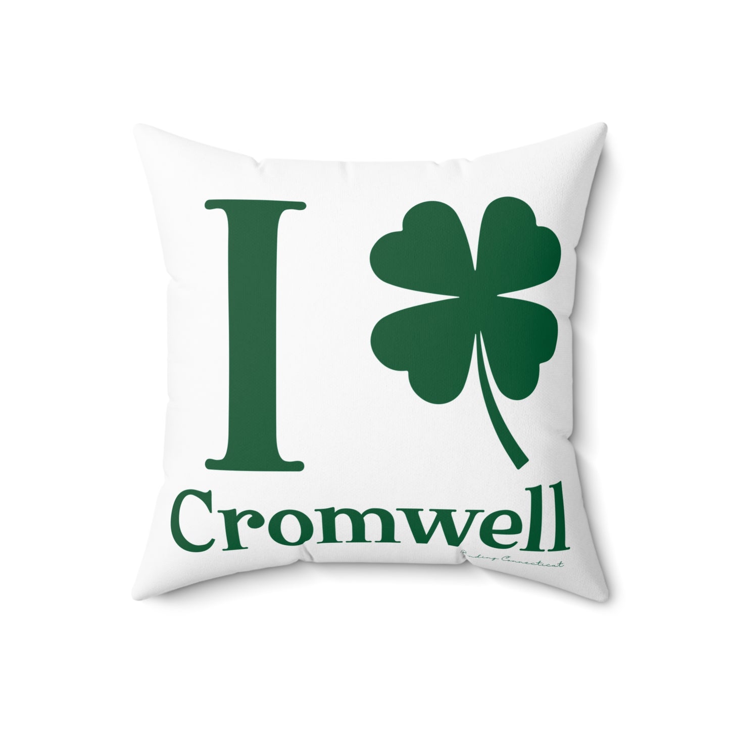I Clover Cromwell Spun Polyester Square Pillow