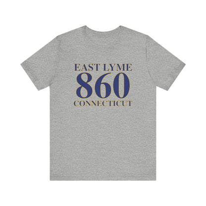 East Lyme 860 Connecticut Unisex Jersey Short Sleeve T-Shirt