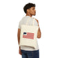Shelton Connecticut Flag Cotton Canvas Tote Bag