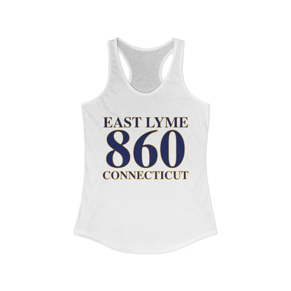 East Lyme 860 Connecticut Women's Ideal Racerback Tank Top
