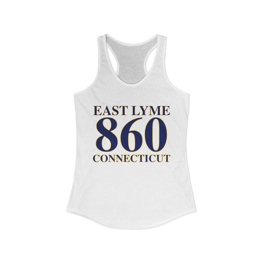 East Lyme 860 Connecticut Women's Ideal Racerback Tank Top