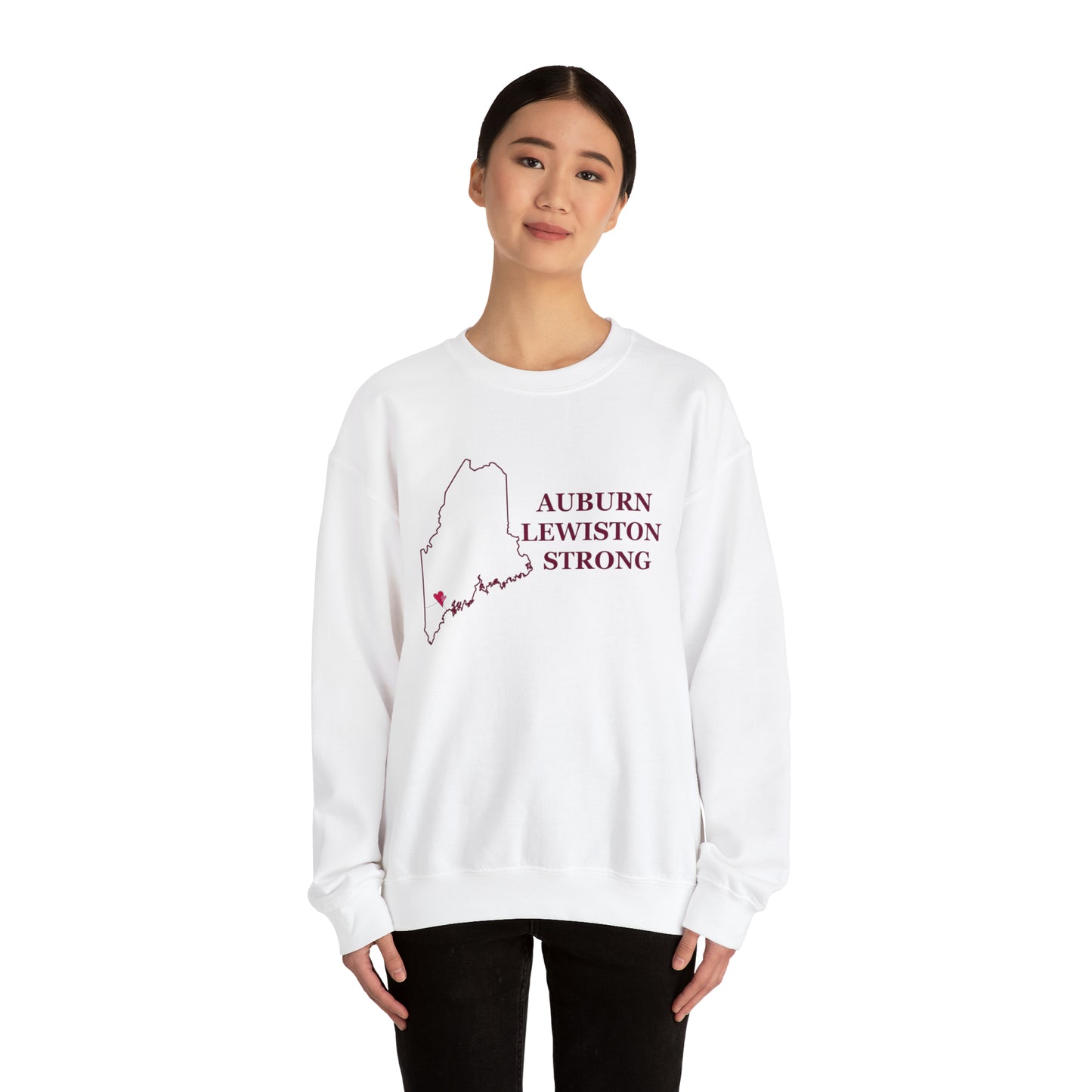 Auburn Lewiston Strong Unisex Heavy Blend™ Crewneck Sweatshirt