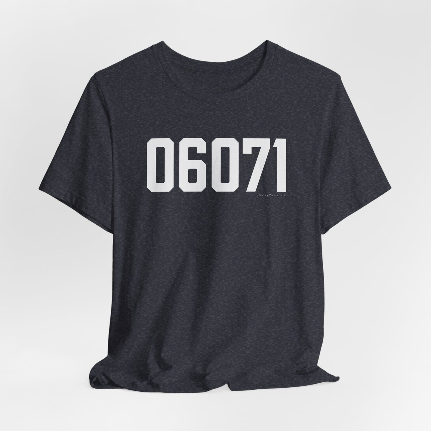 06071 Somers CT Zip Code Unisex Jersey Short Sleeve T-Shirt