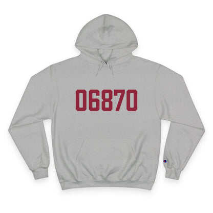 06870 - Greenwich Connecticut Zip Code Champion Hoodie