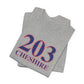 203 Cheshire Red White & Blue Unisex Jersey Short Sleeve T-Shirt