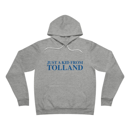Just a kid from Tolland Unisex Sponge Fleece Pullover Hoodie