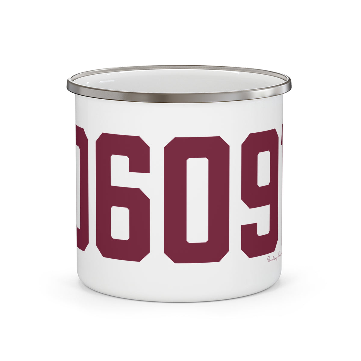 06091 Hartland Connecticut Zip Code Enamel Camping Mug