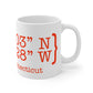Danbury Coordinates Mug 11oz