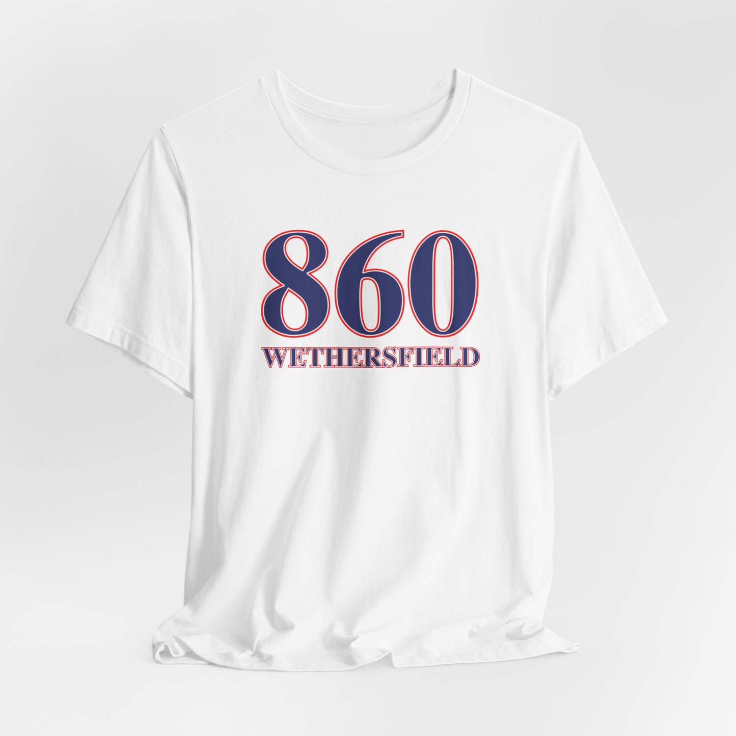 860 Wethersfield Red White & Blue Unisex Jersey Short Sleeve T-Shirt