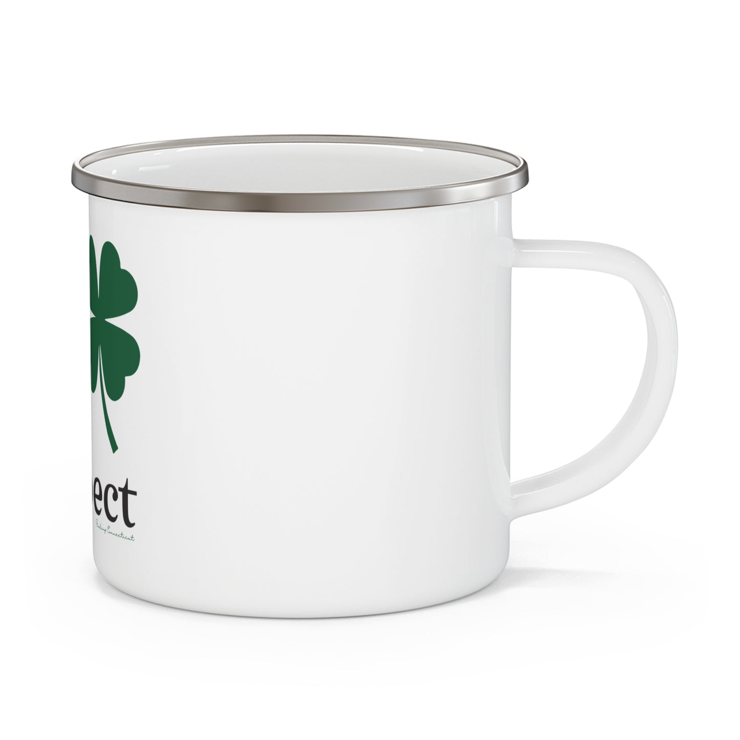 I Clover Prospect Enamel Camping Mug