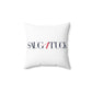 41 Tilt Saugatuck Spun Polyester Square Pillow