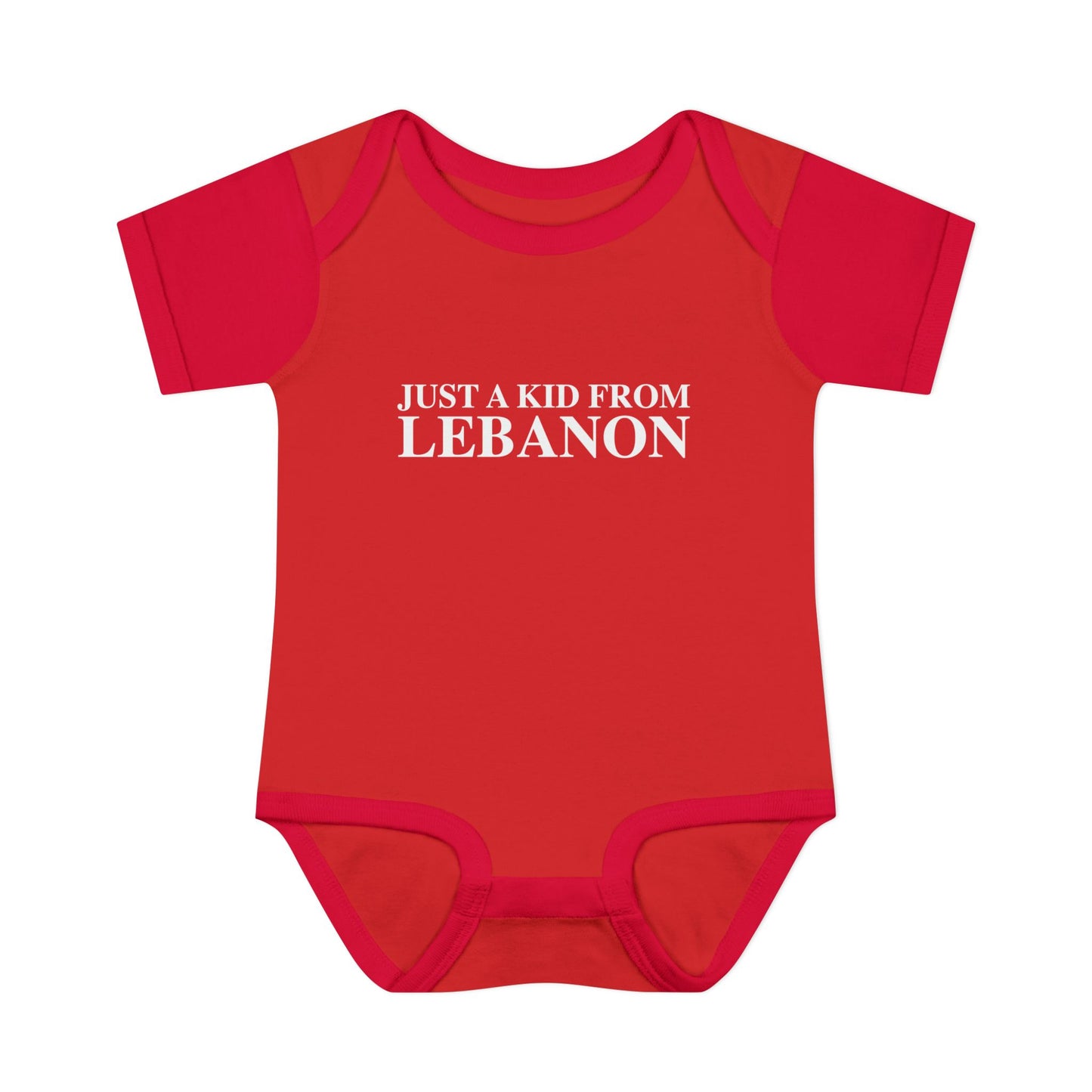 Just a kid from Lebanon Infant Baby Rib Bodysuit