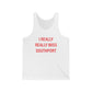 I Really Really Miss Southport Unisex Jersey Tank Top