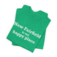 New Fairfield Is My Happy Place Unisex Jersey Short Sleeve T-Shirt