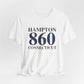 Hampton 860 Connecticut Unisex Jersey Short Sleeve T-Shirt