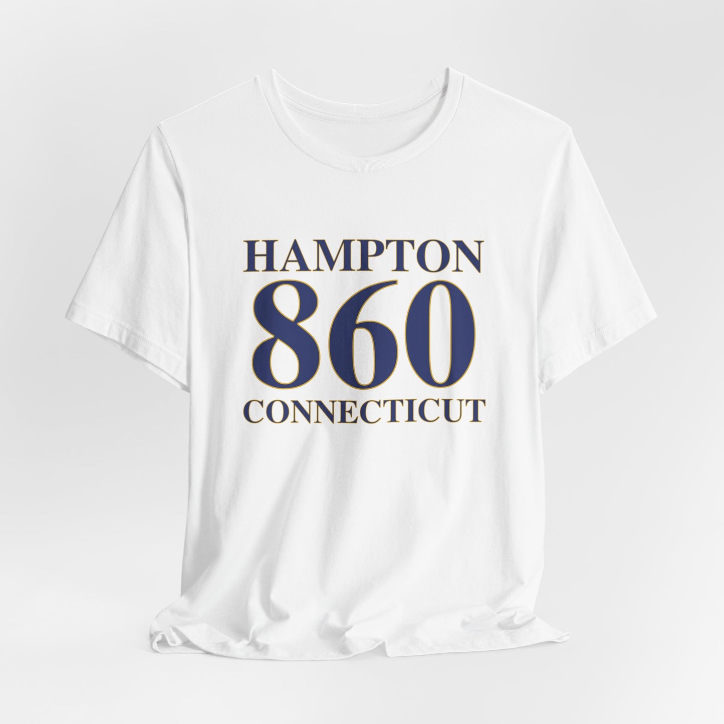 Hampton 860 Connecticut Unisex Jersey Short Sleeve T-Shirt