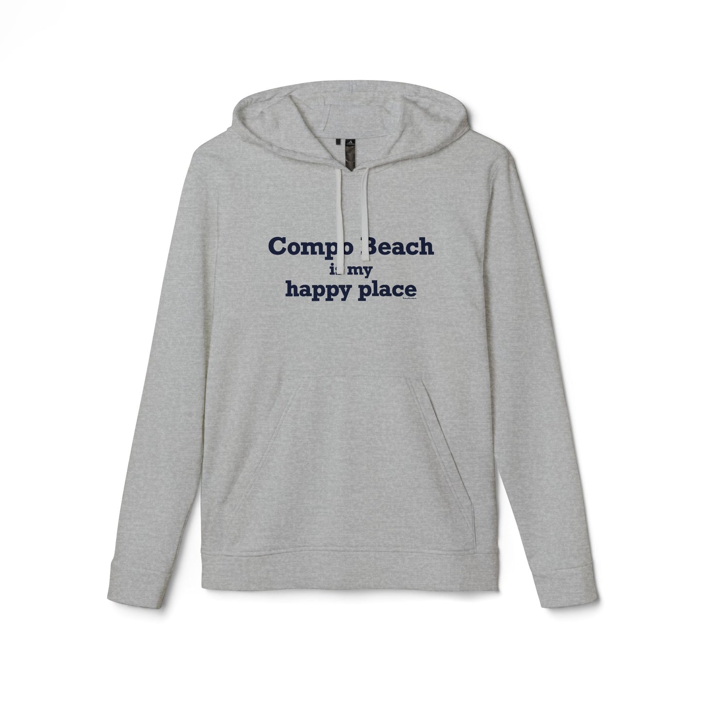 Compo Beach Is My Happy Place adidas Unisex Fleece Hoodie Sweatshirt