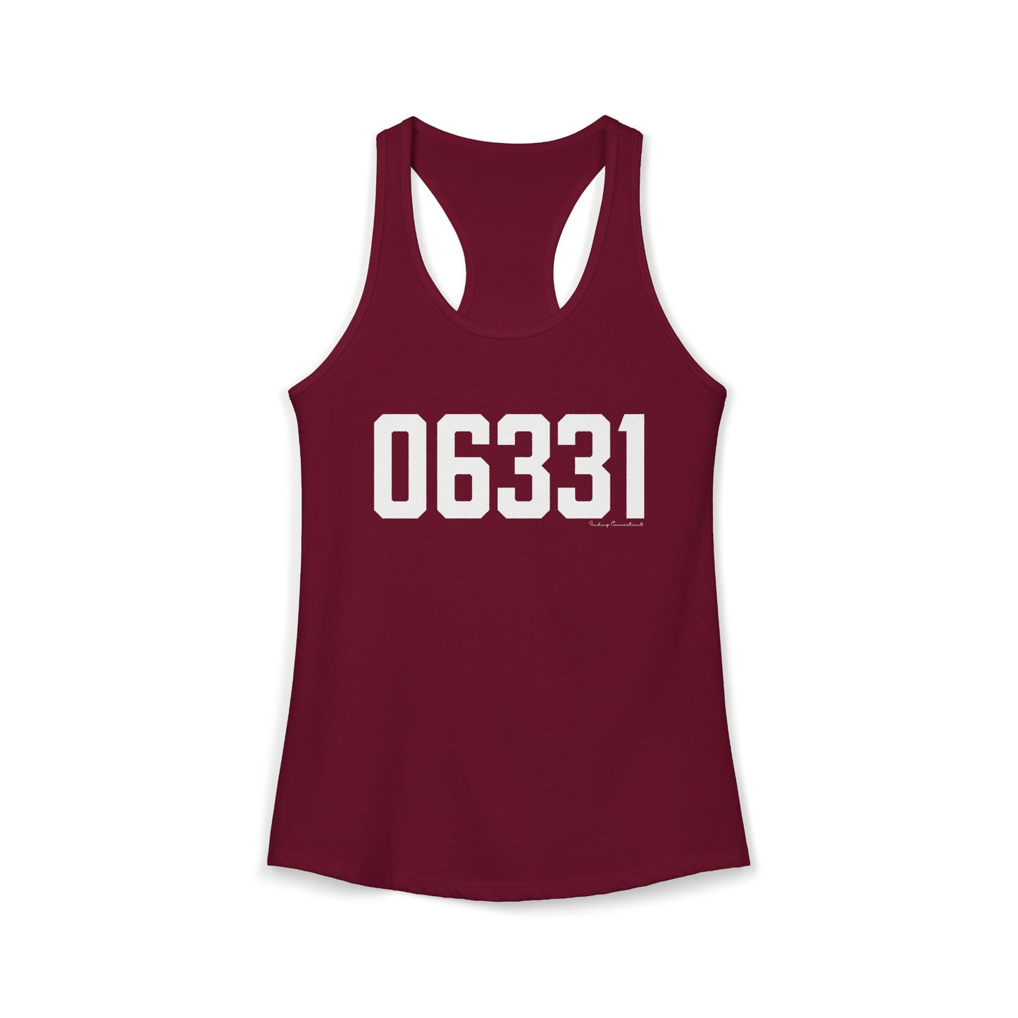 06331 Canterbury CT Zip Code Women's Ideal Racerback Tank Top