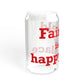 Fairfield Is My Happy Place Sipper Glass, 16oz