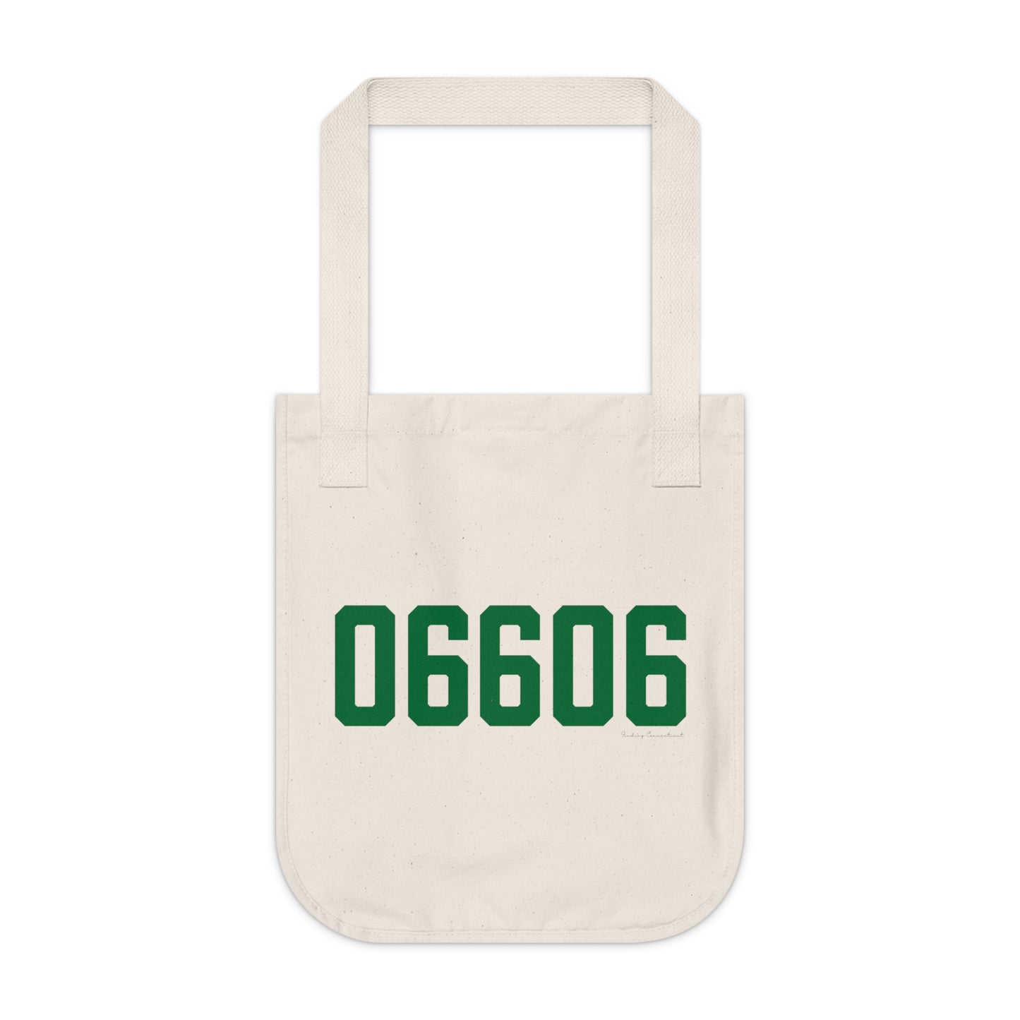 06606 Bridgeport Connecticut Zip Code Organic Canvas Tote Bag