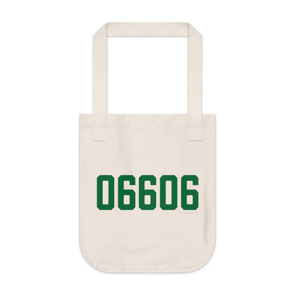 06606 Bridgeport Connecticut Zip Code Organic Canvas Tote Bag
