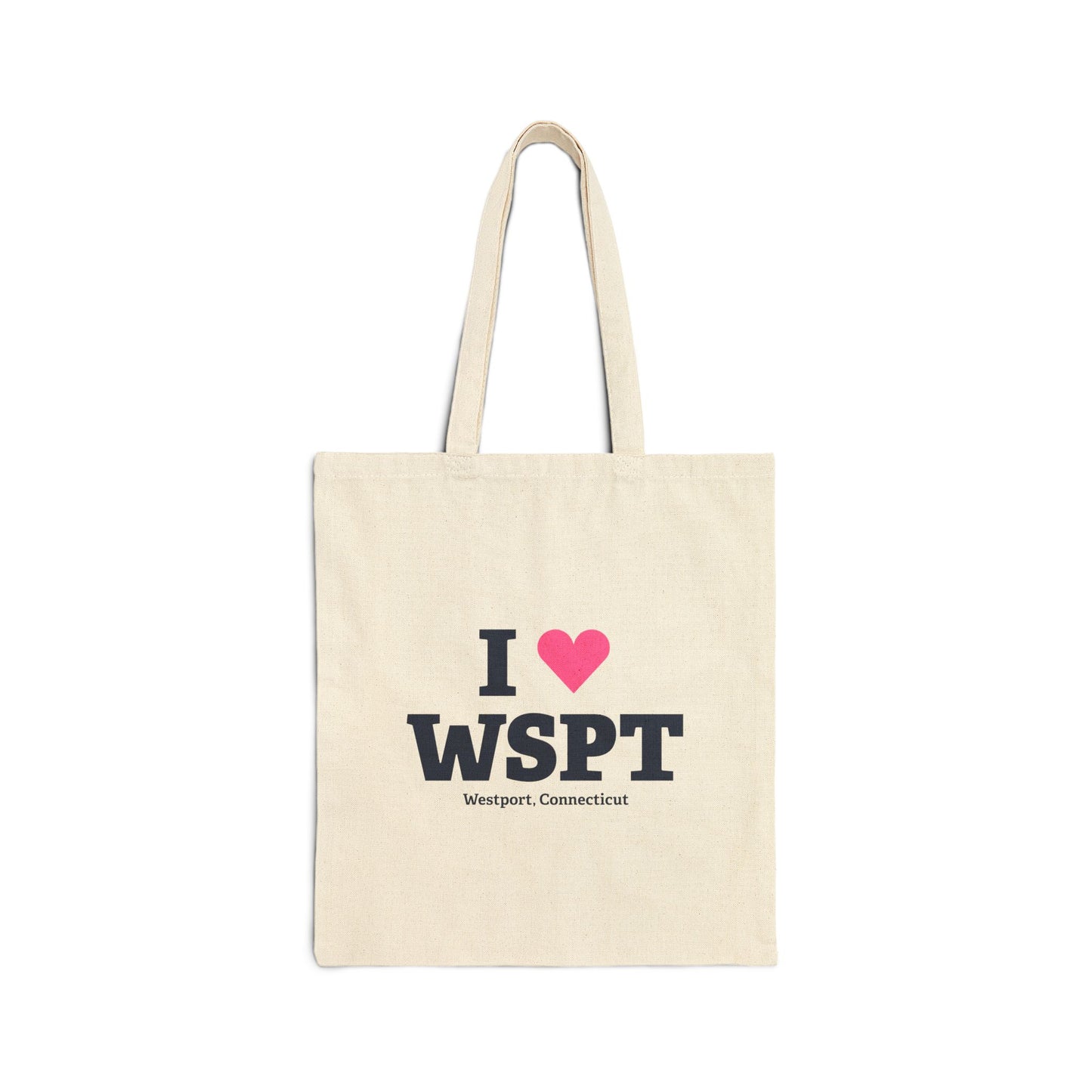 I Heart WSPT Cotton Canvas Tote Bag