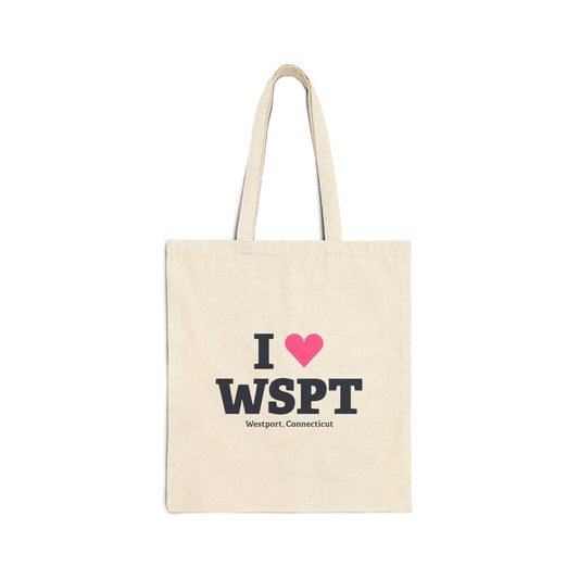 I Heart WSPT Cotton Canvas Tote Bag