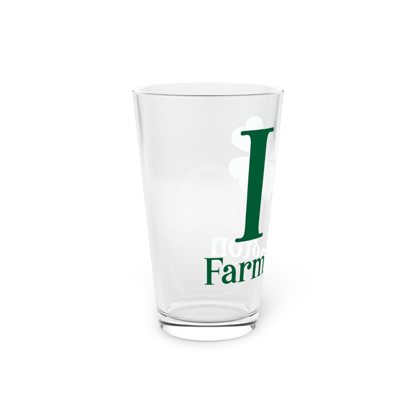 I Clover Farmington Pint Glass, 16oz