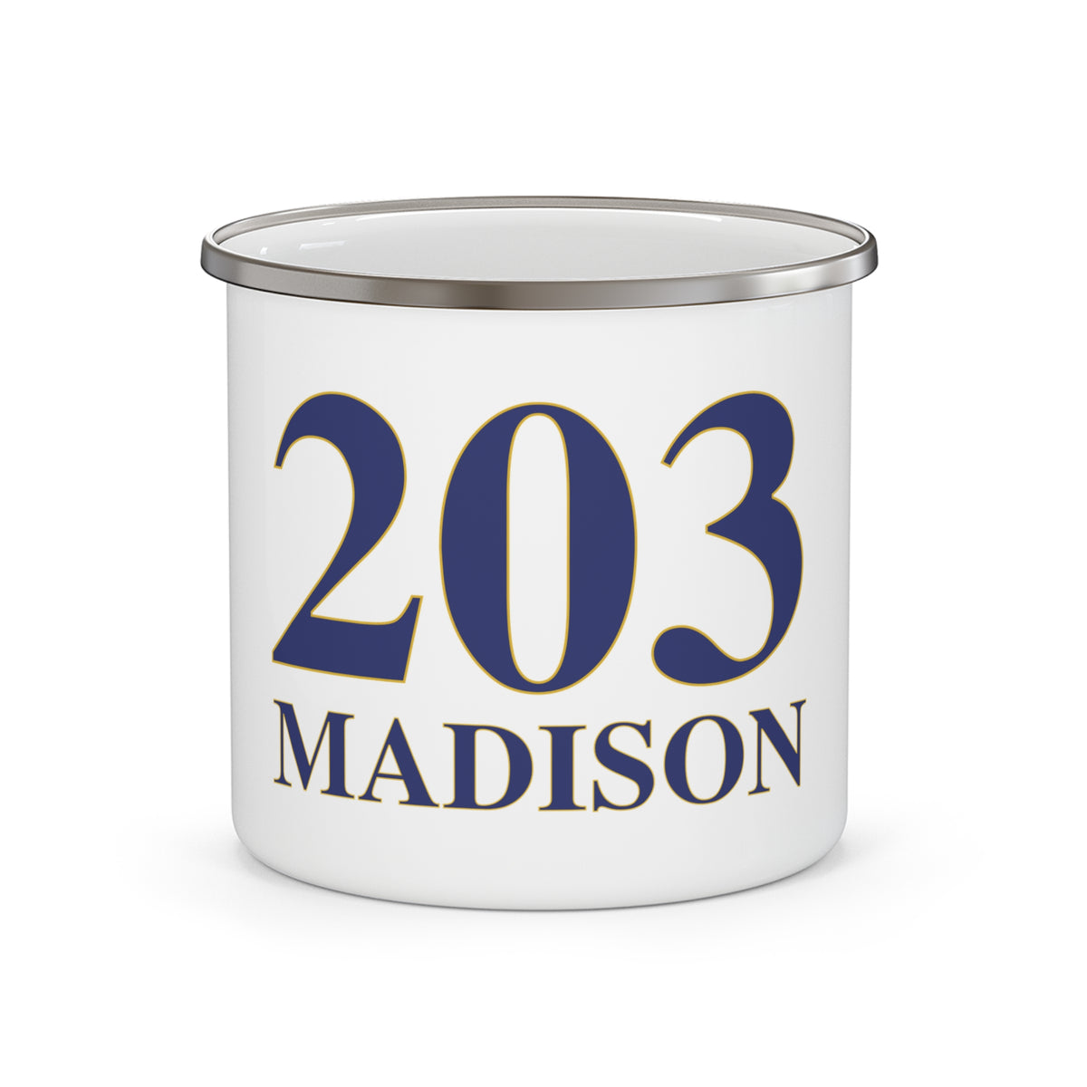 203 Madison Enamel Camping Mug