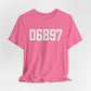 06897 Wilton CT Zip Code Unisex Jersey Short Sleeve T-Shirt