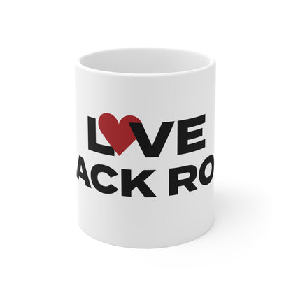 Love Black Rock Mug 11oz