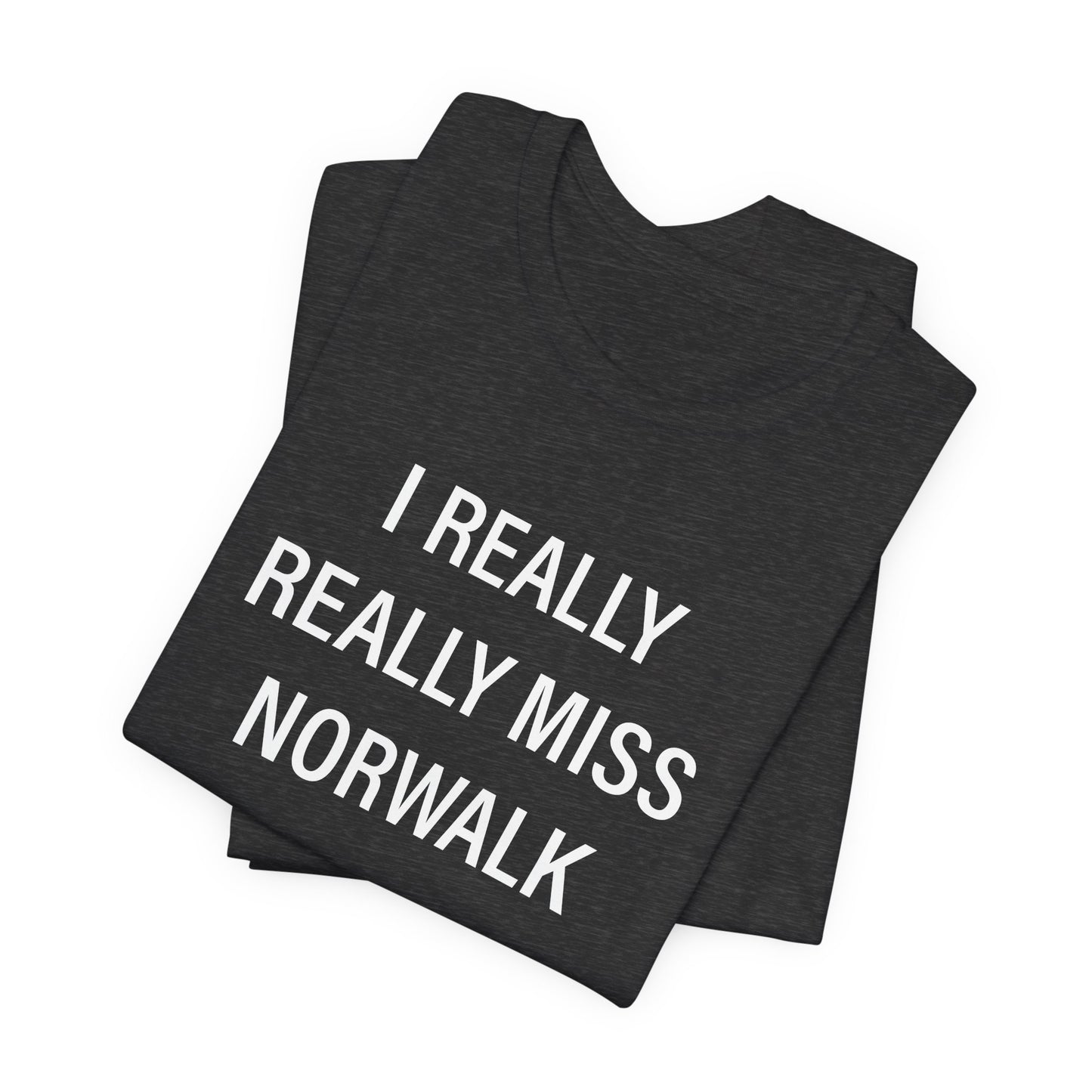 I Really Really Miss Norwalk Unisex Jersey Short Sleeve T-Shirt