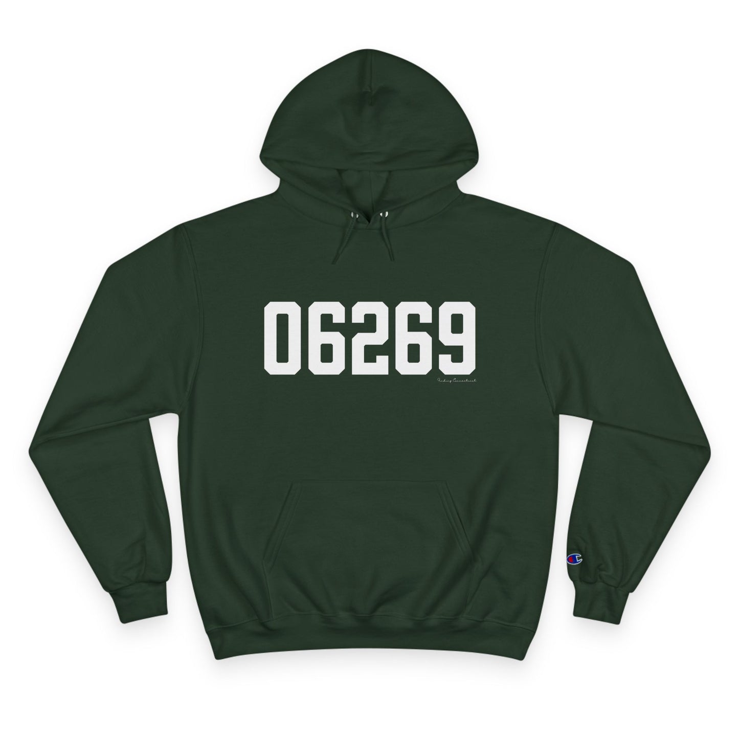 06269 Storrs CT Zip Code Champion Hoodie