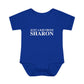 Just a kid from Sharon Infant Baby Rib Bodysuit