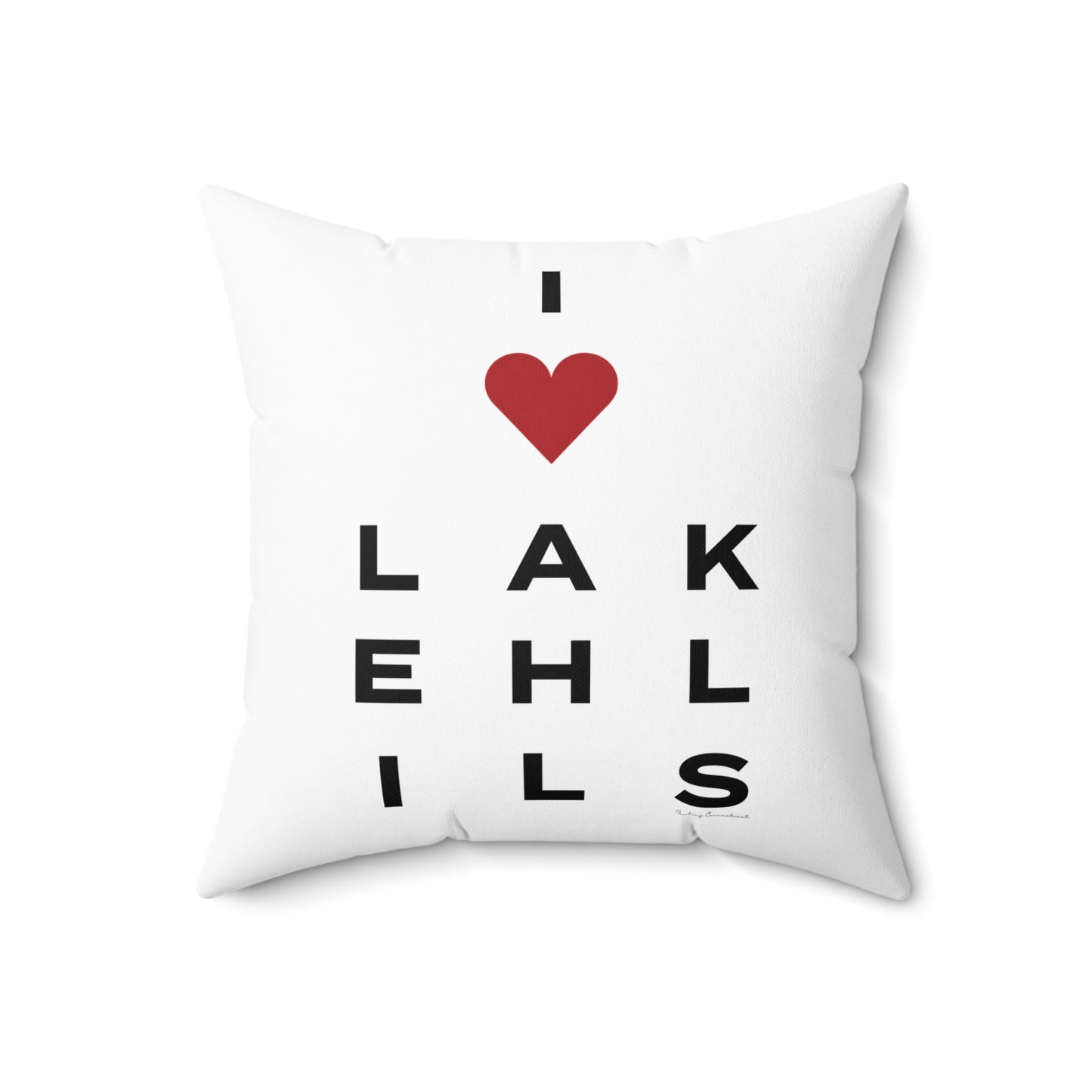 Lake Hills Vision Spun Polyester Square Pillow