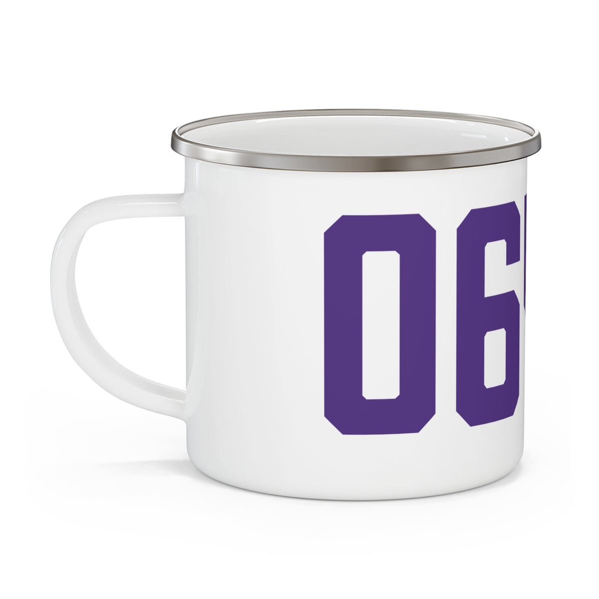06498 Westbrook Connecticut Zip Code Enamel Camping Mug
